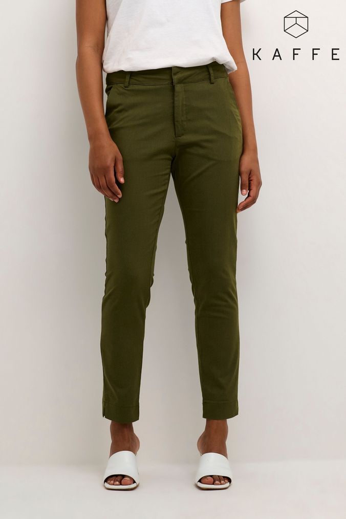 Women s Green Chinos Khaki Utility Chinos Next