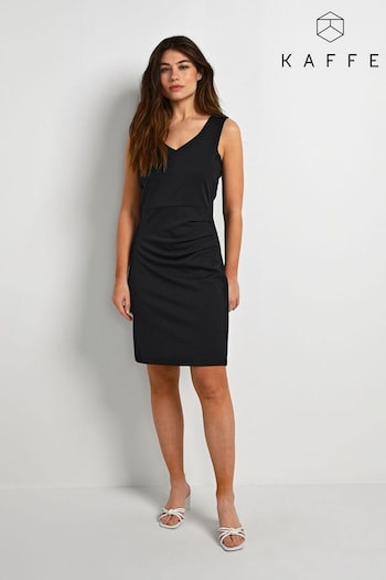 Kaffe Sara Black Sleeveless Bodycon Dress (U43937) | £65