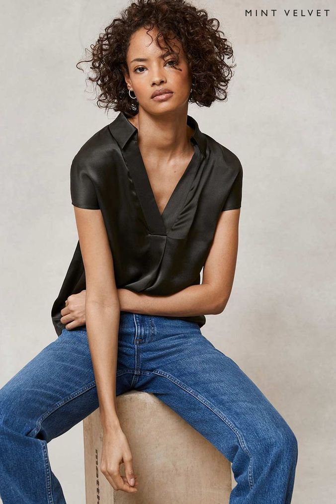 Silk short sleeve store