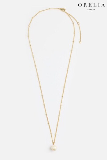 Orelia London Pearl Drop Satellite Necklace (U44291) | £20