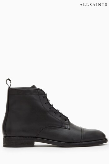AllSaints Black Harland Boots (U44459) | £189 - £199