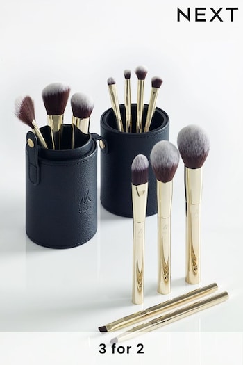 12 Piece NX XL Makeup Brush Set And Black Case (U45369) | £26