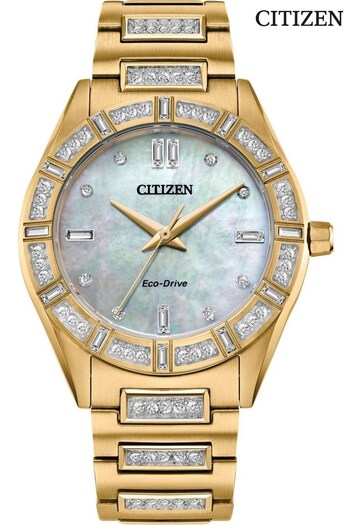 Citizen Ladies EcoDrive Crystals Watch (U45970) | £299