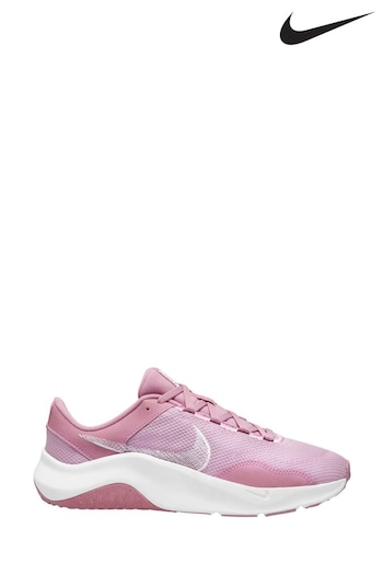 Nike Pink Legend Essential 3 Training Trainers (U46295) | £60
