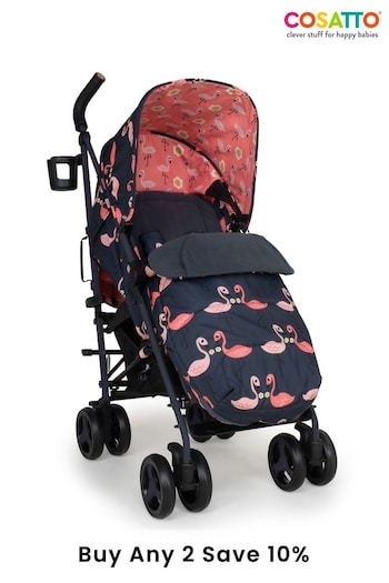 Cosatto Pink Flamingo Supa 3 Stroller (U46390) | £230