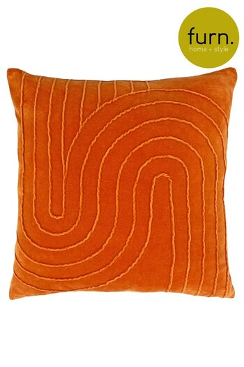 furn. Orange Mangata Cushion (U46796) | £20