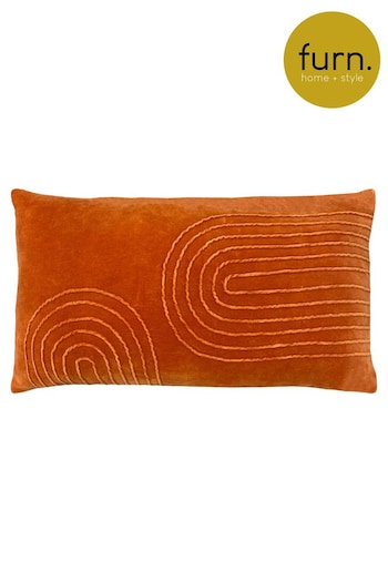 furn. Orange Mangata Cushion (U46799) | £24