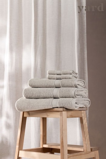 The Linen Yard 6 Piece Dove Grey Loft Cotton Towel Bale (U46858) | £55