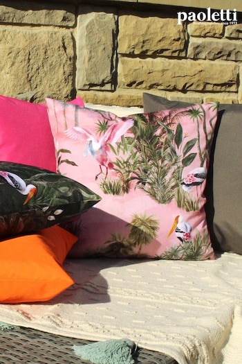 Riva Paoletti Blush Pink Platalea Outdoor Cushion (U46920) | £19