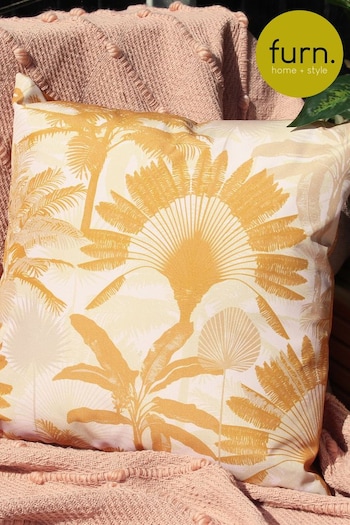 furn. Pink Palms Outdoor Cushion (U46922) | £19