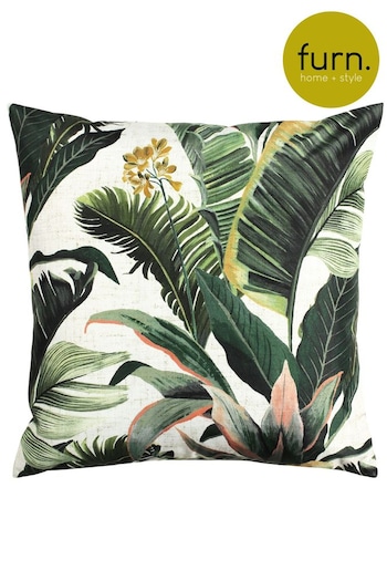 furn. White Hawaii Outdoor Cushion (U46929) | £17