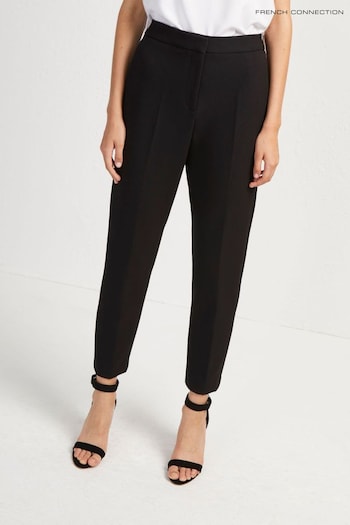 French Connection Black Fino Glass Stretch Slim Trousers (U47681) | £75