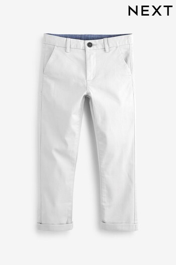Putty Natural Regular Fit Stretch Chino Trousers (3-17yrs) (U48780) | £12 - £17