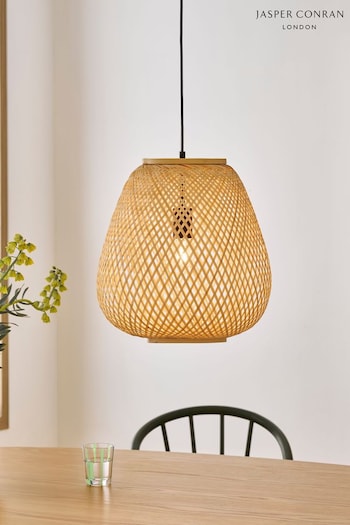All Personalised Gifts Natural Bamboo Pendant Light (U49895) | £110