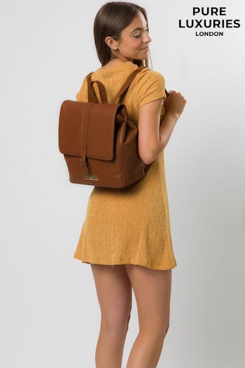 Pure Luxuries London Daisy Leather Backpack (U50259) | £69