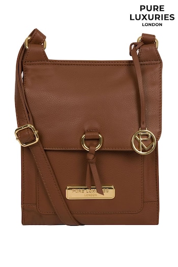 Pure Luxuries London Naomi Leather Cross-Body Bag (U50261) | £39