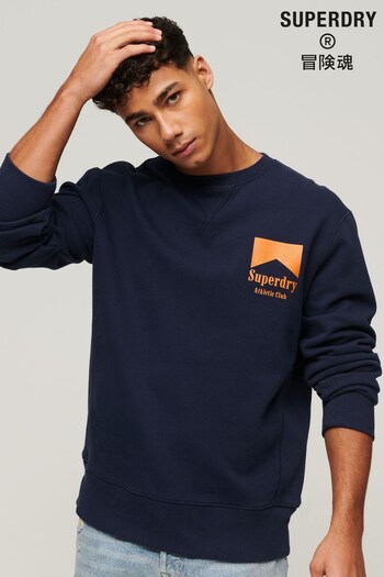 Superdry Blue Code Athletic Club Crew Sweatshirt (U50486) | £55