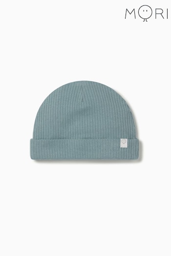 MORI Organic Cotton Ribbed Hat (U50953) | £12