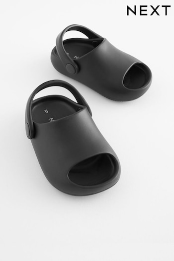 Black Chunky Sliders (U51037) | £8 - £10