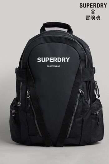 Superdry Black Mountain Tarp Graphic Backpack (U51213) | £55