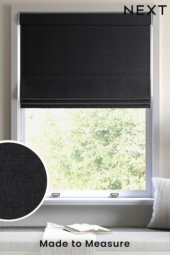 Charcoal Paso Made To Measure Roman Blind (U51353) | £52