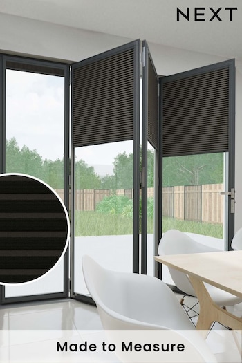 Raven Black Made to Measure Honeycomb Blackout Perfect Fit Blinds (U51920) | £78