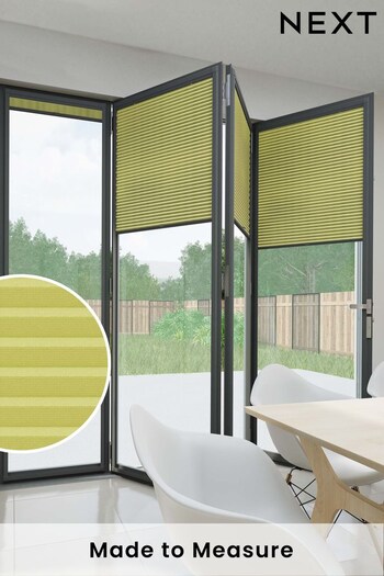 Lime Green Made to Measure Honeycomb Daylight Perfect Fit Blinds (U51925) | £82