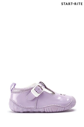 Start-Rite pelota Lilac Bubble Patent First Walker Shoes F and G Fit (U52204) | £33