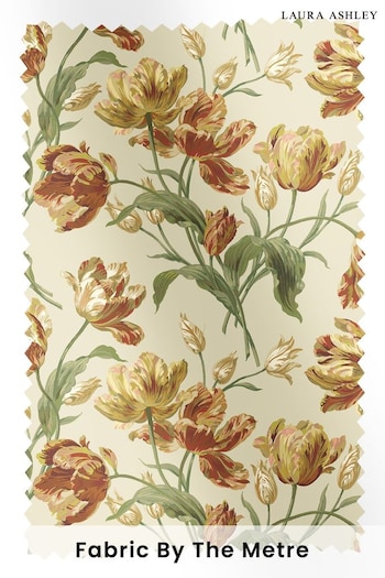 Laura Ashley Gold Gosford Fabric By The Metre (U52375) | £43