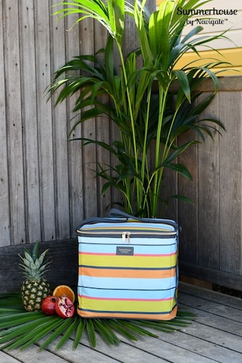 Summerhouse Multi Garden Waikiki Stripe Insulated Family Cool Bag (U52507) | £25