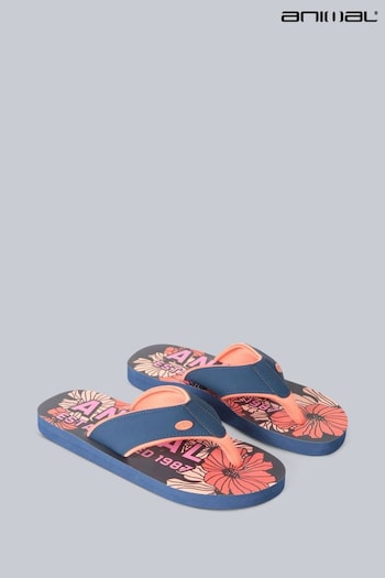 Animal Womens Pink Swish Recycled Flip Flops (U52684) | £22