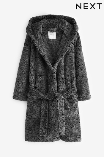 Grey Fleece Dressing Gown (1.5-16yrs) (U52719) | £14 - £22