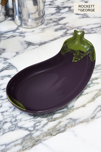 Rockett St George Purple Aubergine Platter (U53171) | £24