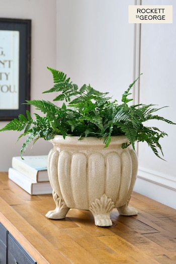 Rockett St George Cream Footed Plant Pot (U53254) | £50