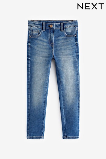 Mid Blue Regular Fit Skinny Jeans neck (3-16yrs) (U53751) | £12 - £17