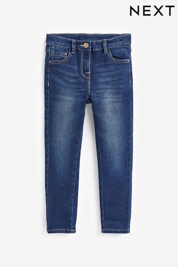 Denim Dark Wash Regular Fit Skinny Jeans (3-16yrs) (U53753) | £12 - £17