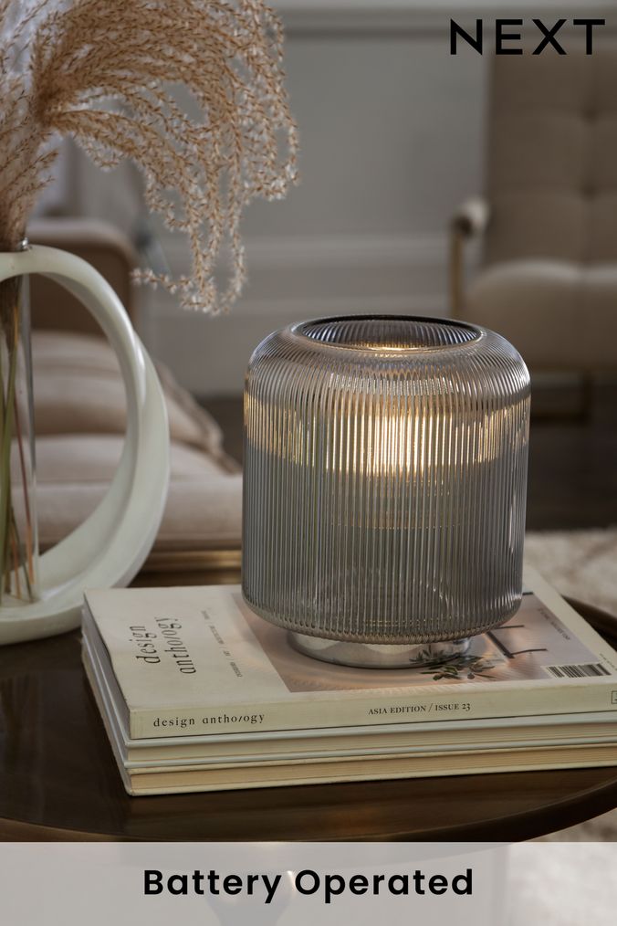 Battery operated tapered ambient lamp on sale