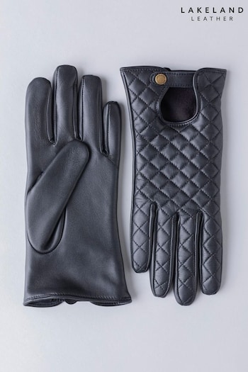 Lakeland Leather Tarn Leather Quilted Gloves (U53831) | £40
