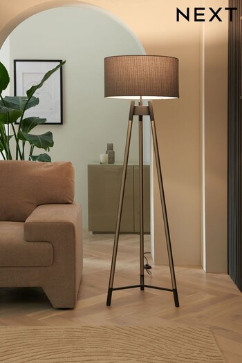 Chrome Hudson Floor Lamp (U53832) | £145