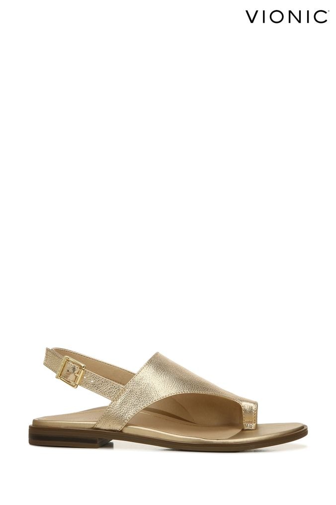 Yellow vionic sandals top