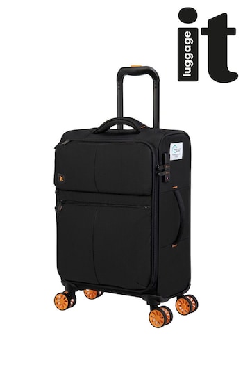 IT Luggage Black Soft Side Cabin Suitcase (U54452) | £60