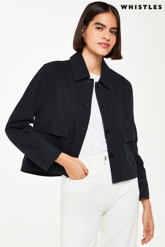 Whistles grey best sale jacket