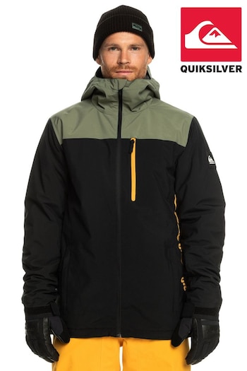 Quicksilver Morton Ski Black Jacket (U54570) | £195