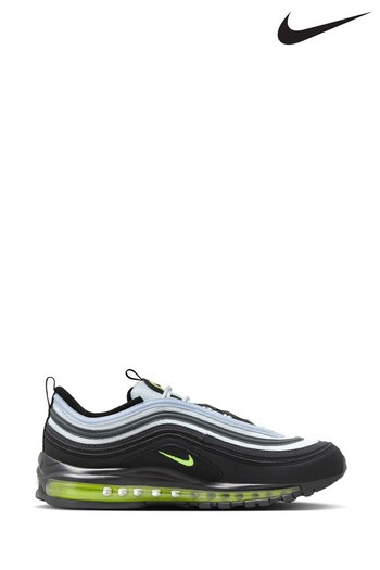 nike gato Black/Lime Air Max 97 Trainers (U54586) | £170