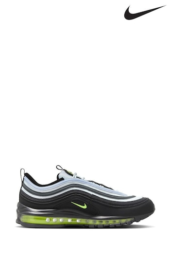 Nike Black/Lime Air Max 97 Trainers (U54586) | £170