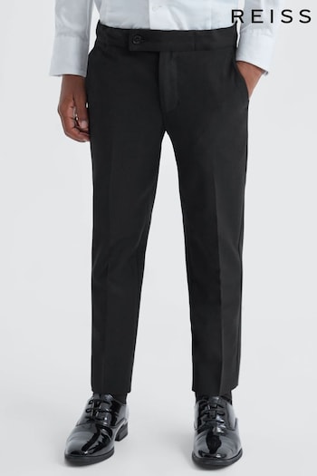 Reiss Black Knightsbridge Senior Tuxedo Trousers (U55384) | £52