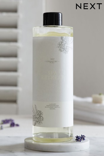 Country Luxe Spa Retreat Lavender & Geranium Fragranced Reed 400ml Diffuser Refill (U55455) | £24