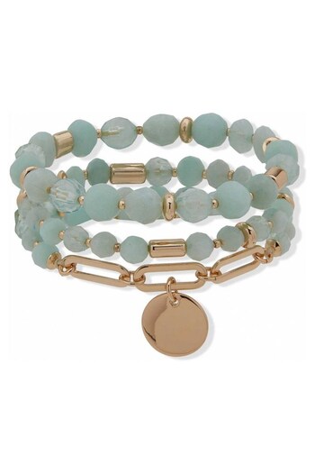 Anne Klein Jewellery Ladies Gold Tone Bracelet (U55527) | £40