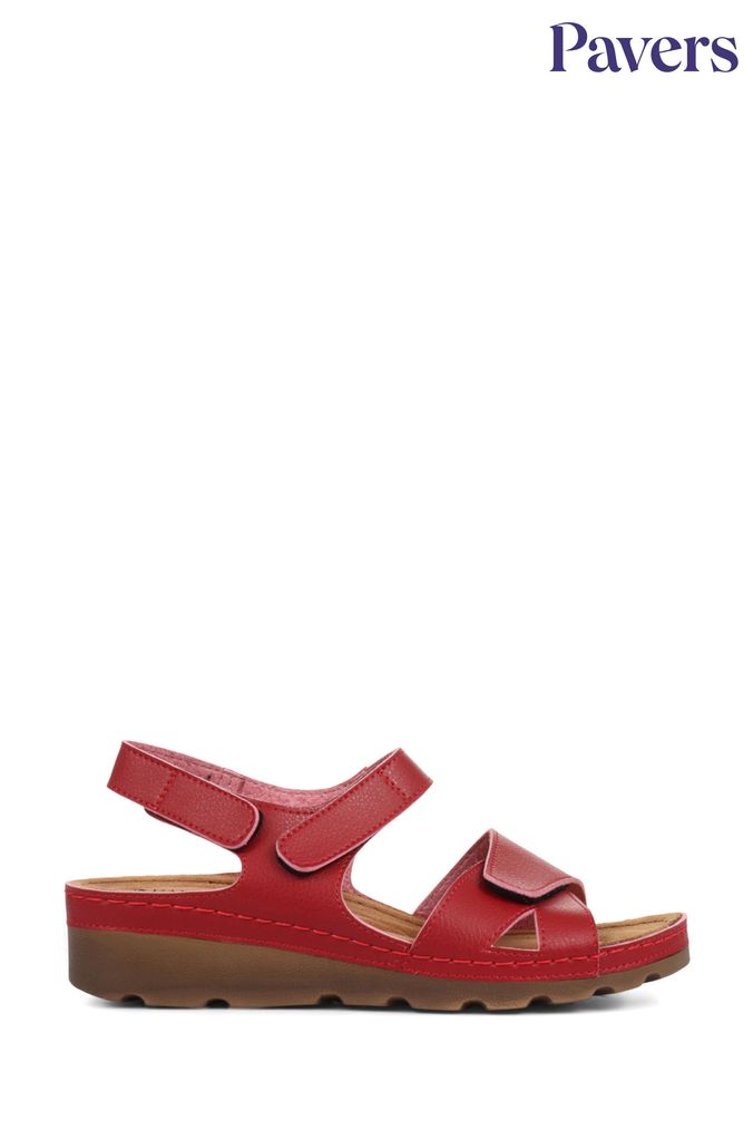 Pavers red 2025 sandals