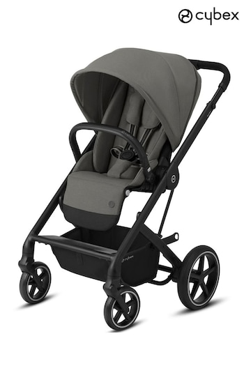 Cybex Black/Grey Balios S Lux Pram - Black Frame/Soho Grey (U55903) | £420